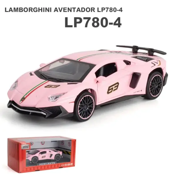 1:32 Lamborghini Aventador Diecast Model Car - Image 12