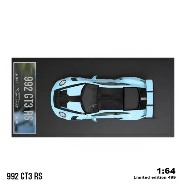 1:64 Porsche 911 992 GT3RS Diecast Model Car - Image 6