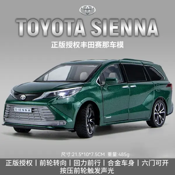 1:24 Diecast Toyota Sienna Alloy Car Model - Image 10