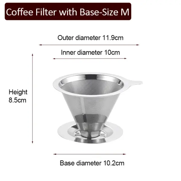 Double Layer Stainless Steel Coffee Filter - Image 8