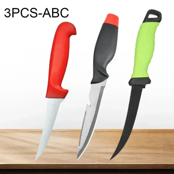 Japanese Style Stainless Steel Filleting Knife - Image 12