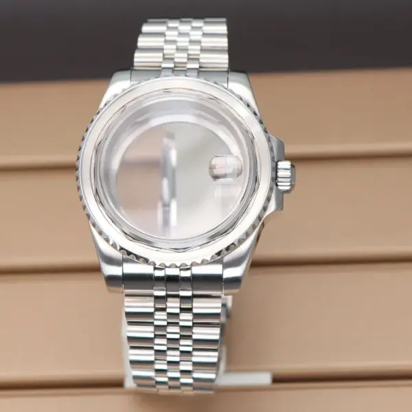 40mm Stainless Steel Watch Case for Seiko - Image 7