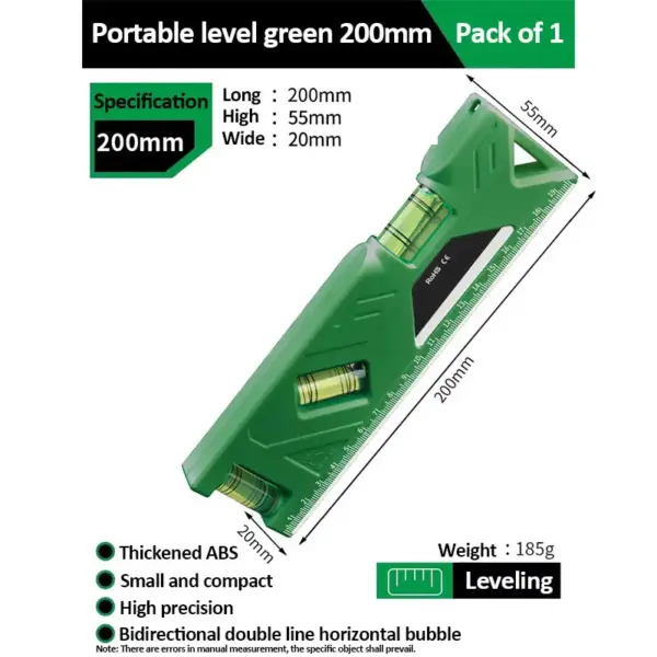 Magnetic Mini Level Gauge with Protractor - Image 9