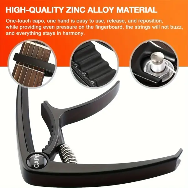 Zinc Alloy Guitar Capo for All Guitars - Image 5