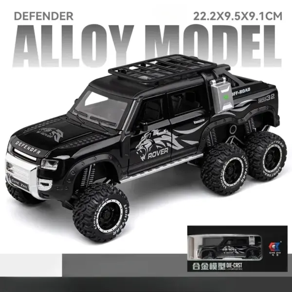 1:24 Scale Metal Alloy Land Rover Defender - Image 11