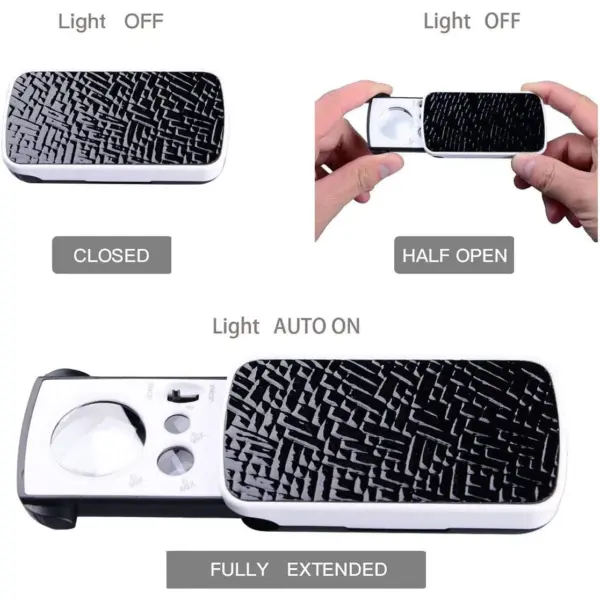 LED Magnifier Loupe 30X 60X 90X with Light - Image 3
