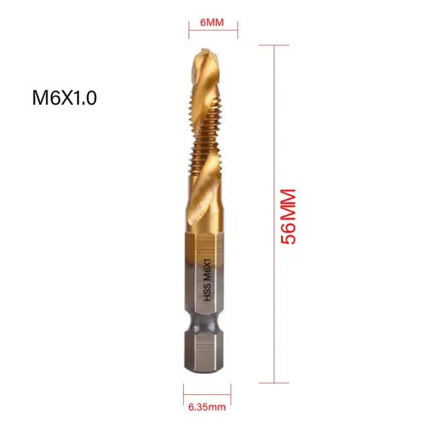 Titanium Plated HSS Tap Drill Bit Set - Image 27