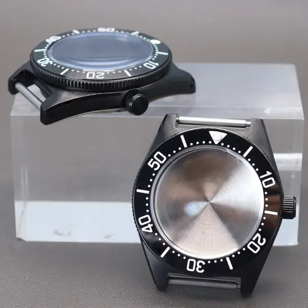 Modified Seiko Watch Case Black Tiger Whale 40mm - Image 2