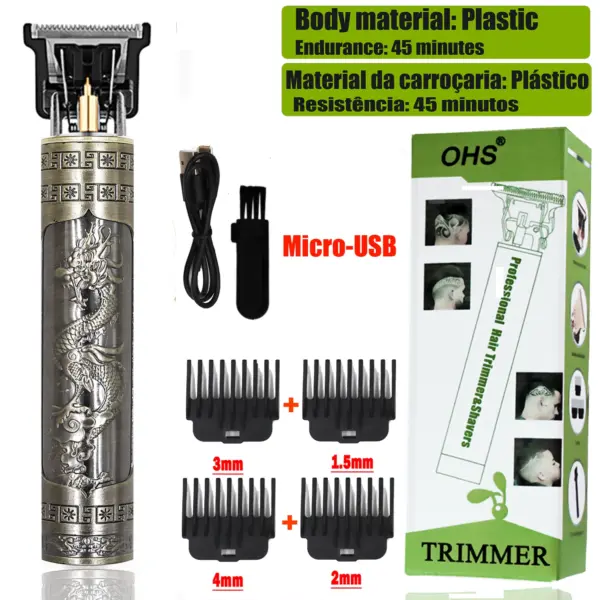 OHS T9 Rechargeable Cordless Hair Clipper - Image 10