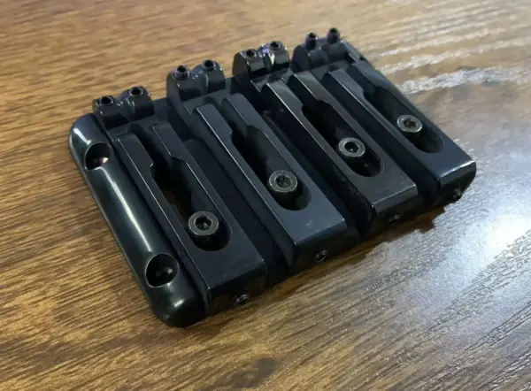 4-String Electric Bass Guitar Tailpiece Bridge - Image 3