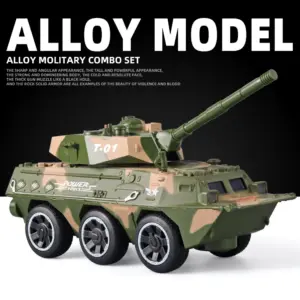 Metal Tank Armored Vehicle Toy with Sounds 11 S3b13e75c984c4c9d99949e53e1567430W