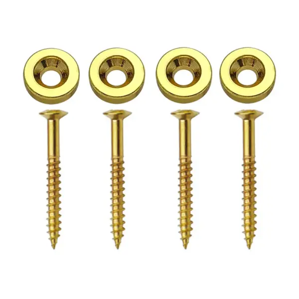 4Pcs Electric Guitar Neck Mounting Ferrules Set - Image 4
