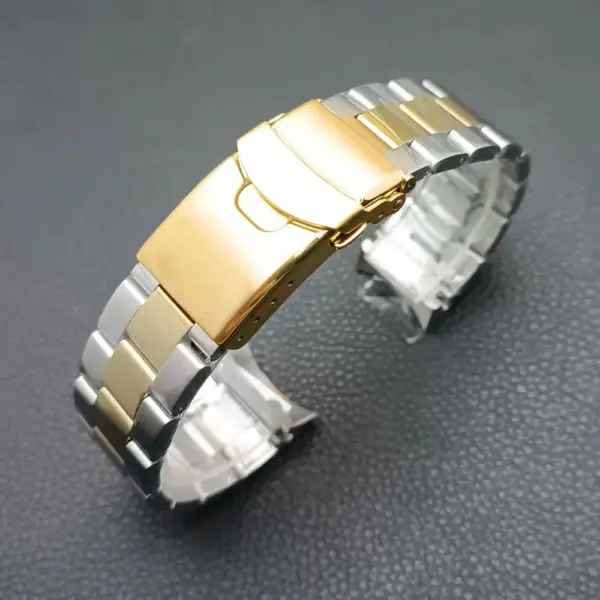 42mm Gold Rose Gold Stainless Steel Watch Case - Image 43