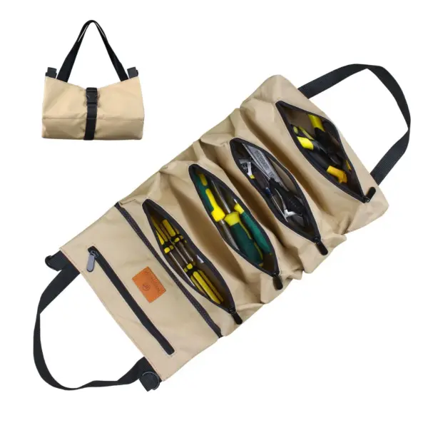 Multi-Purpose Tool Roll Organizer Bag - Image 10