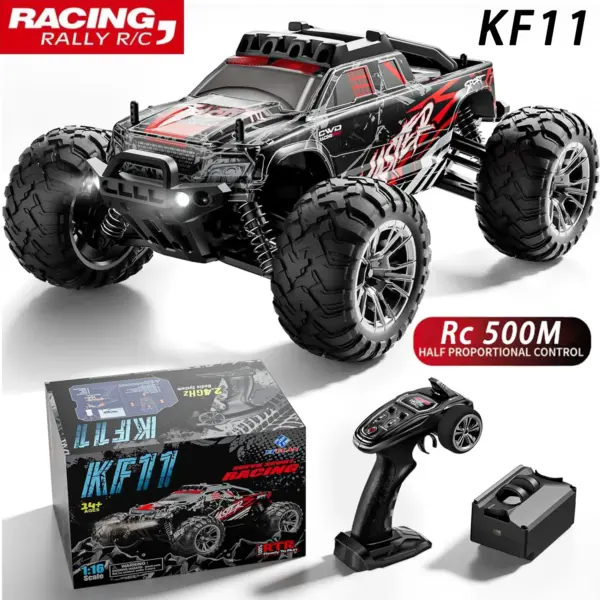 1:16 High-Speed Off-Road RC Car with LEDs