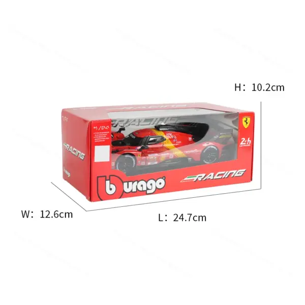 Bburago 1:24 Scale Ferrari 499P Diecast Model - Image 3