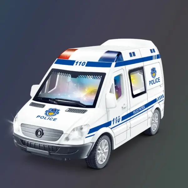 Inertia Pull-back Car Toy with Lights and Sound - Image 8