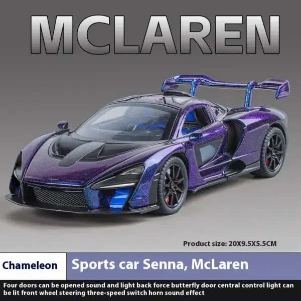 1:24 McLaren Senna Diecast Model Car - Image 11