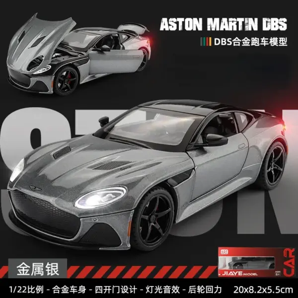1:24 Aston Martin Superleggera Diecast Car Model - Image 11