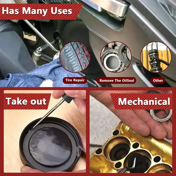 4Pcs Oil Seal Screwdriver Tool Set for Cars - Image 6