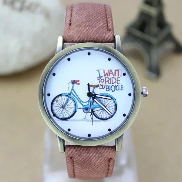Fashion Bicycle Women Quartz Watch Model xcbjoil2k9 - Image 4