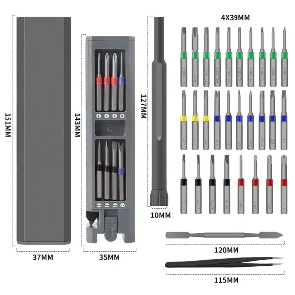 44 in 1 Precision Screwdriver Set with Case - Image 5