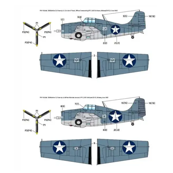 F4F-4 Wildcat 1/48 Model Kit by Academy - Image 3