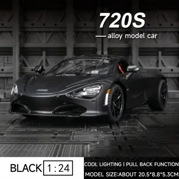 1:24 McLaren 720S Diecast Alloy Model Car - Image 14