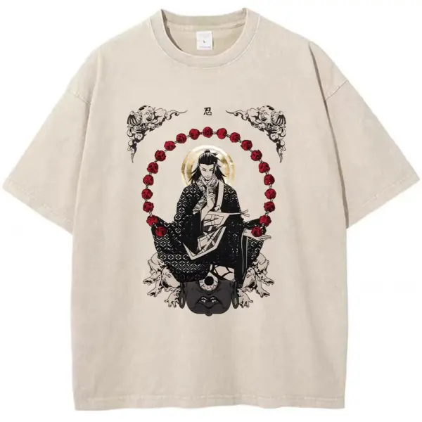 Anime Jujutsu Geto Suguru Vintage T-Shirt - Image 2