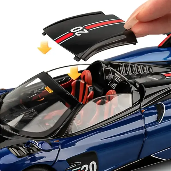 1:18 Pagani Huayra BC Diecast Car Model - Image 3