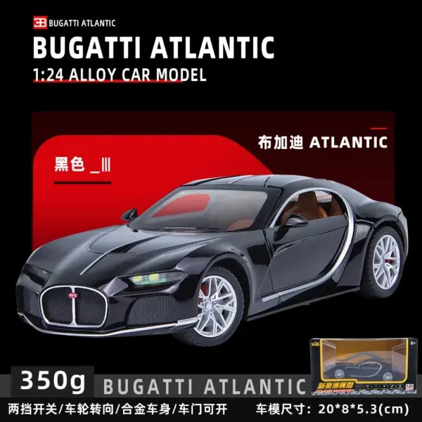 1:24 Bugatti Atlantic Diecast Model Car - Image 12