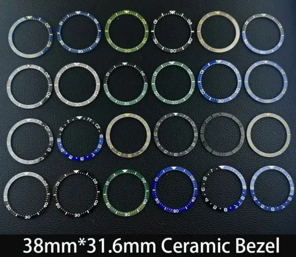 Luminous Ceramic Bezel Insert 38mm Watch Part - Image 2