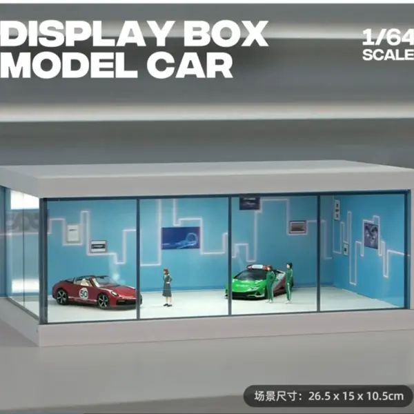 1/64 Scale Parking Lot Display Box with Light - Image 4