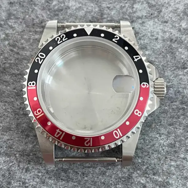 39.5mm Stainless Steel Retro Watch Case - Image 16