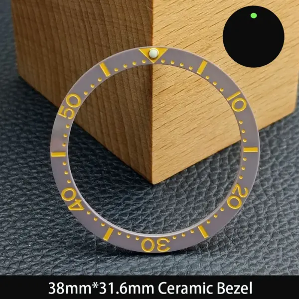 Luminous Ceramic Bezel Insert 38mm Watch Part - Image 7