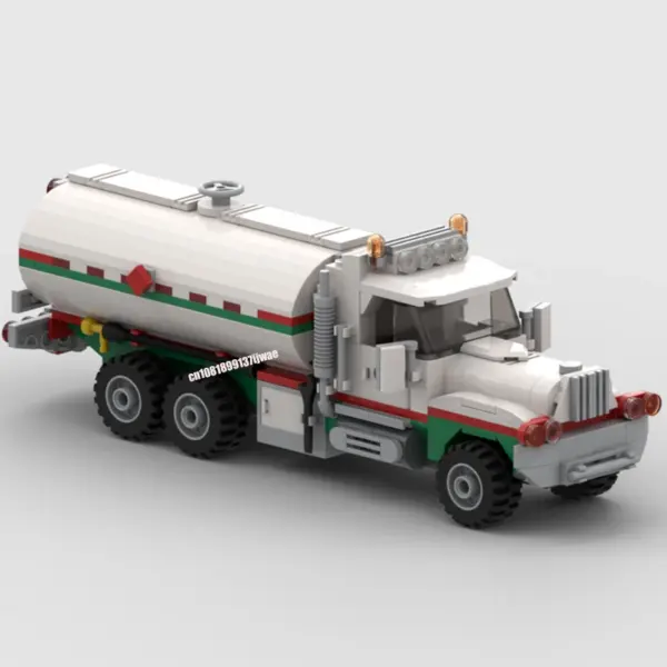 361PCS DIY Octan Fuel Truck Building Set - Image 2