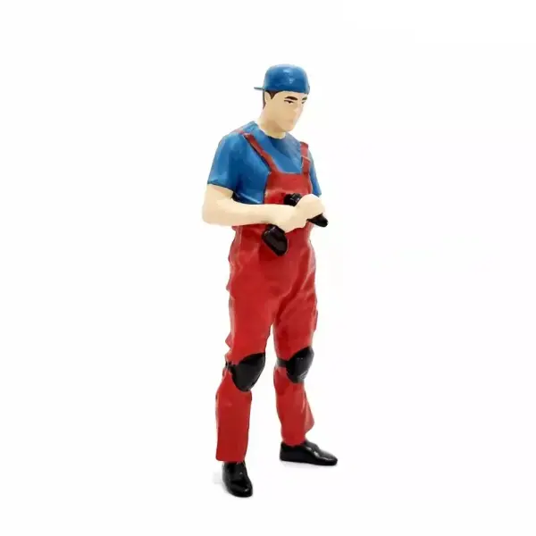 1/18 Scale Resin Repairman Action Figure - Image 9