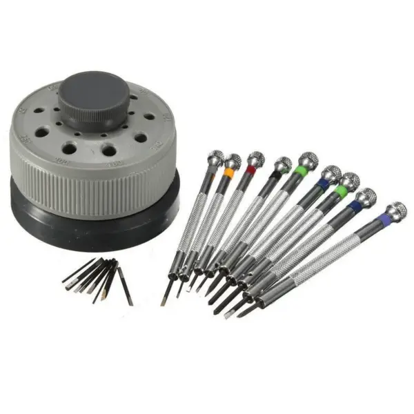 9-Piece Precision Screwdriver Set with Stand - Image 4