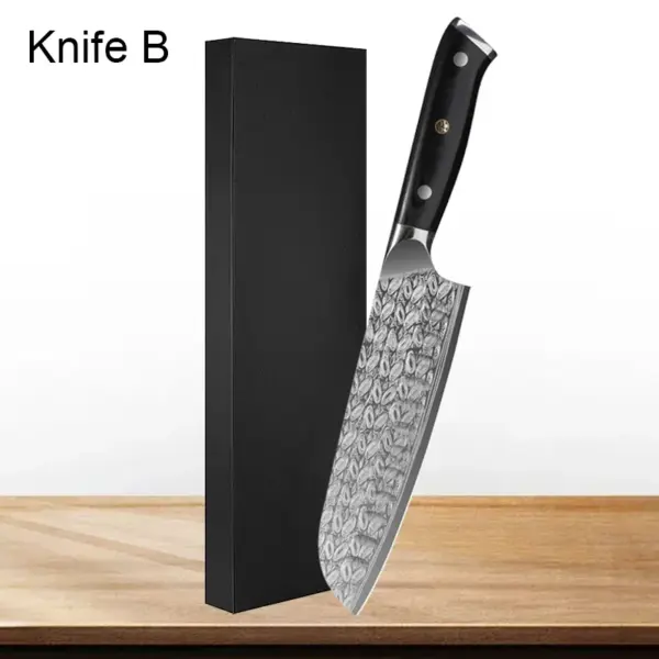 Professional Chef's Damascus Steel Kitchen Knife - Image 10