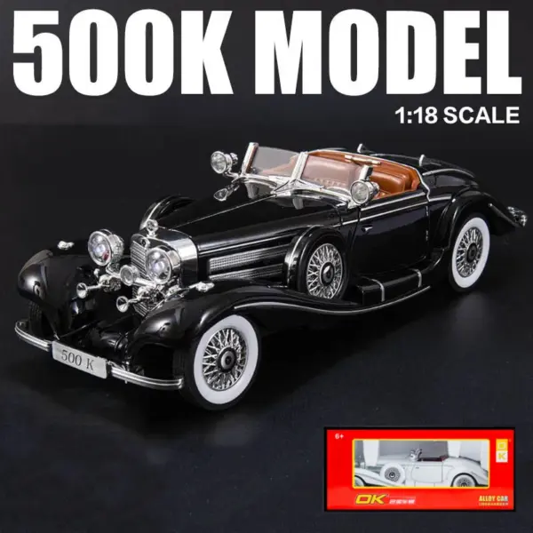 1:18 Mercedes-Benz 500K Diecast Model Car - Image 10