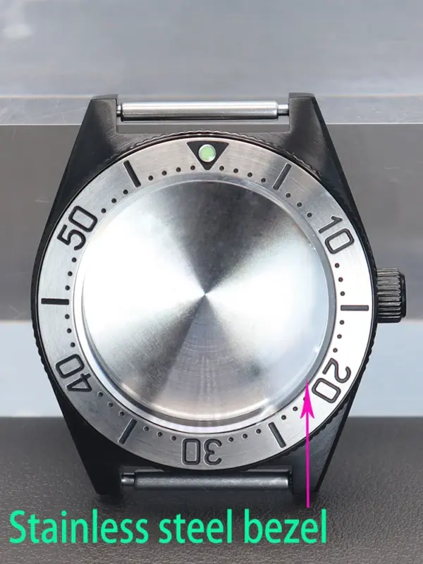 Modified Seiko Watch Case Black Tiger Whale 40mm - Image 10