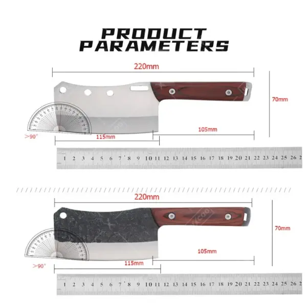 Stainless Steel Kitchen Knives Set 2 Pieces - Image 6