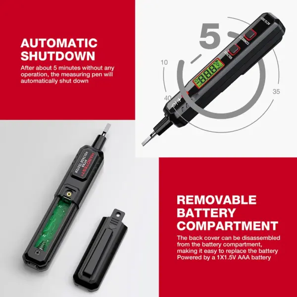 HT89 Adjustable Non-contact Voltage Detector Pen - Image 6