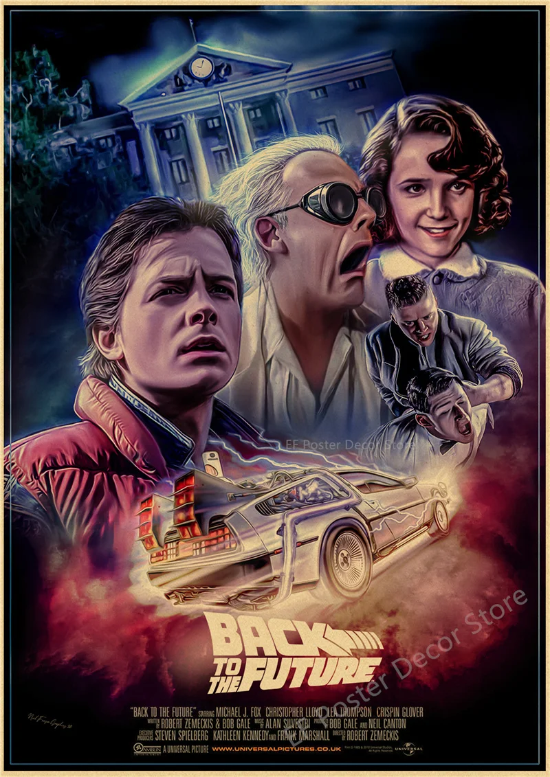Vintage Back To The Future Movie Poster Print 13 Vintage Back To The Future Movie Poster Print - Image 13