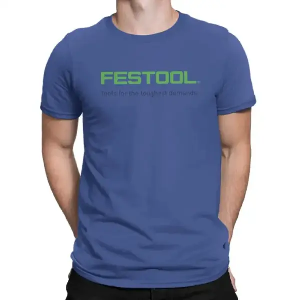Festool Men's Cotton Round Collar T-Shirt - Image 9