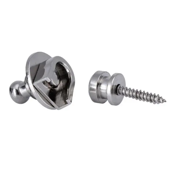 2Pcs Guitar Bass Strap Lock Metal Pins - Image 5