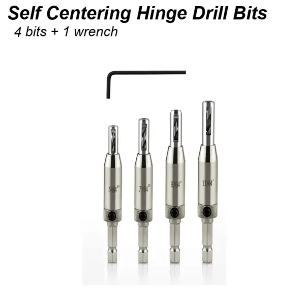 Self-Centering Hinge Drill Bit Set - Image 8