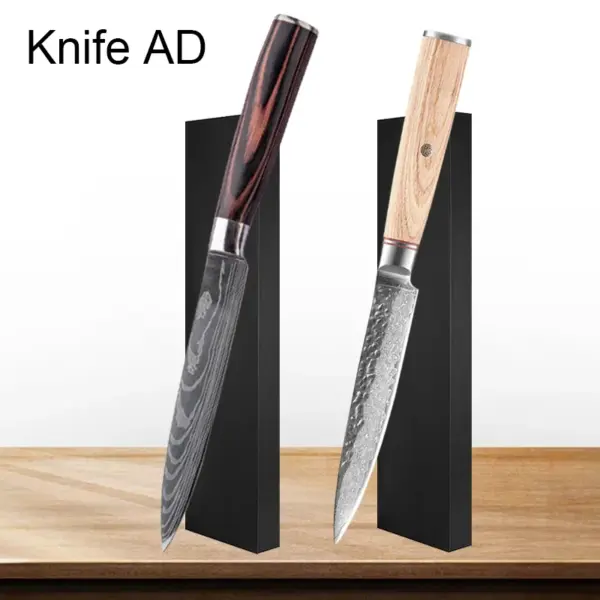 Multifunctional Chef's Knife Set with Wood Handle - Image 13