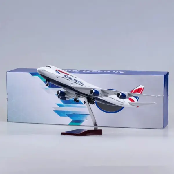 1:160 Scale Airbus A380 British Airline Model - Image 8