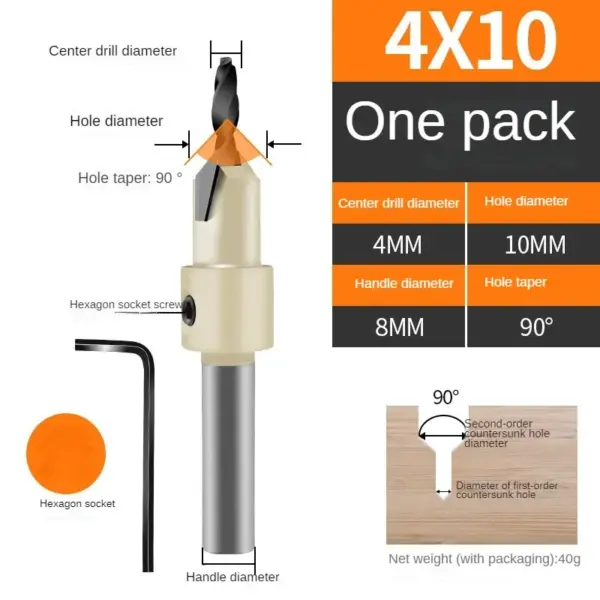 HSS Wood Countersink Drill Bit Set - Image 12